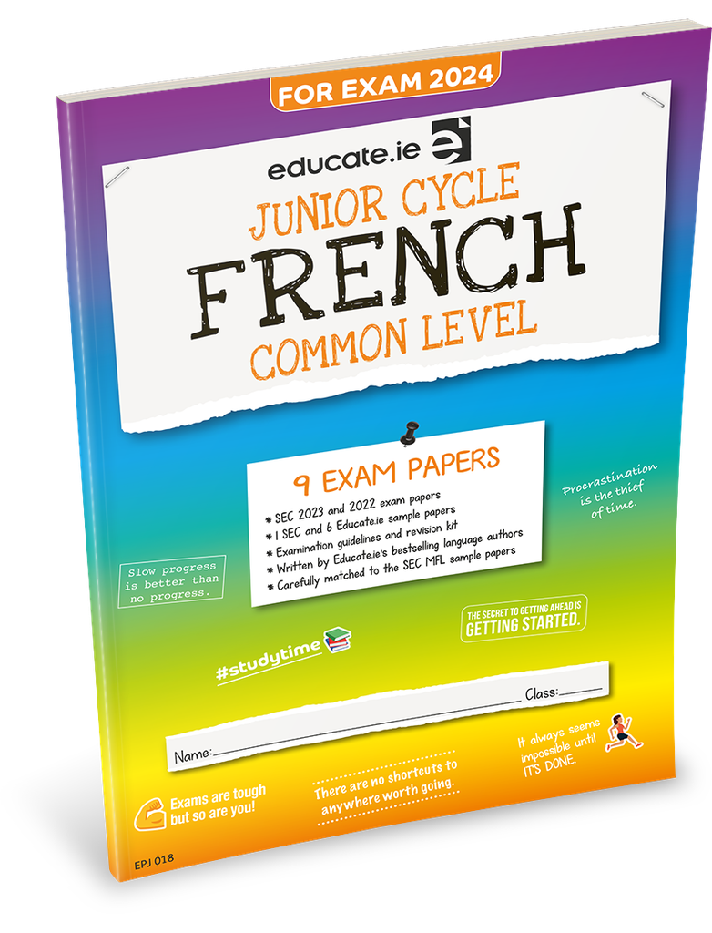 Educate.ie JC French Common Level Exam Papers 2024