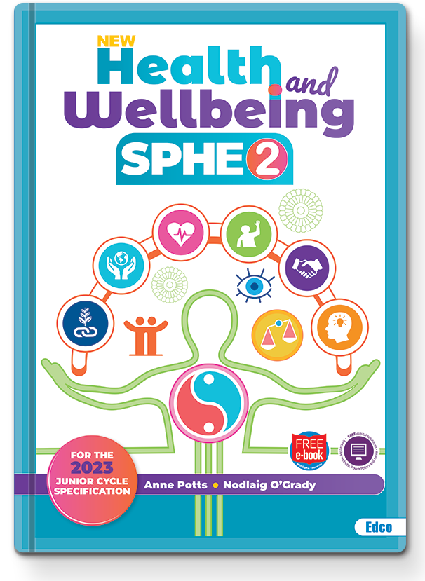 [9781802301434] Health and Wellbeing SPHE 2 + FREE e-book (2nd Year - Junior Cycle Specification)