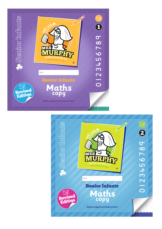[9781916362376] Mrs Murphys Maths Copies Senior Infants (Set) Revised Edition