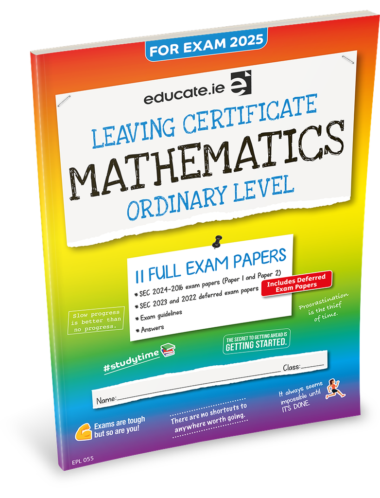 [9781916832381] [OLD EDITION] Educate.ie LC Maths OL Exam Papers 2025