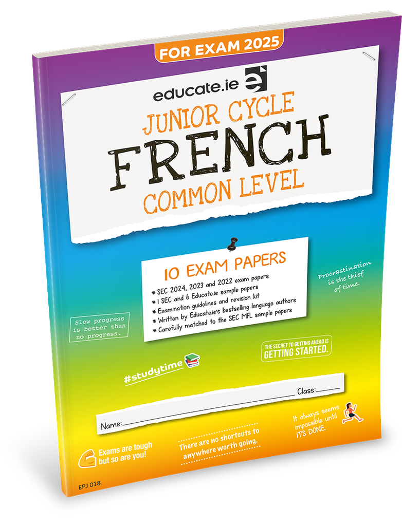 [OLD EDITION] Educate.ie JC French Common Level Exam Papers 2025