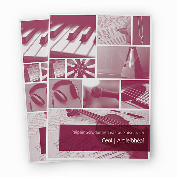 [9781907330889] 2026 Scrúdú Deiridh na Sraithe Sóisearaí Páipéir Shamplacha - Ceol | Comhleibhéal (JC Music)