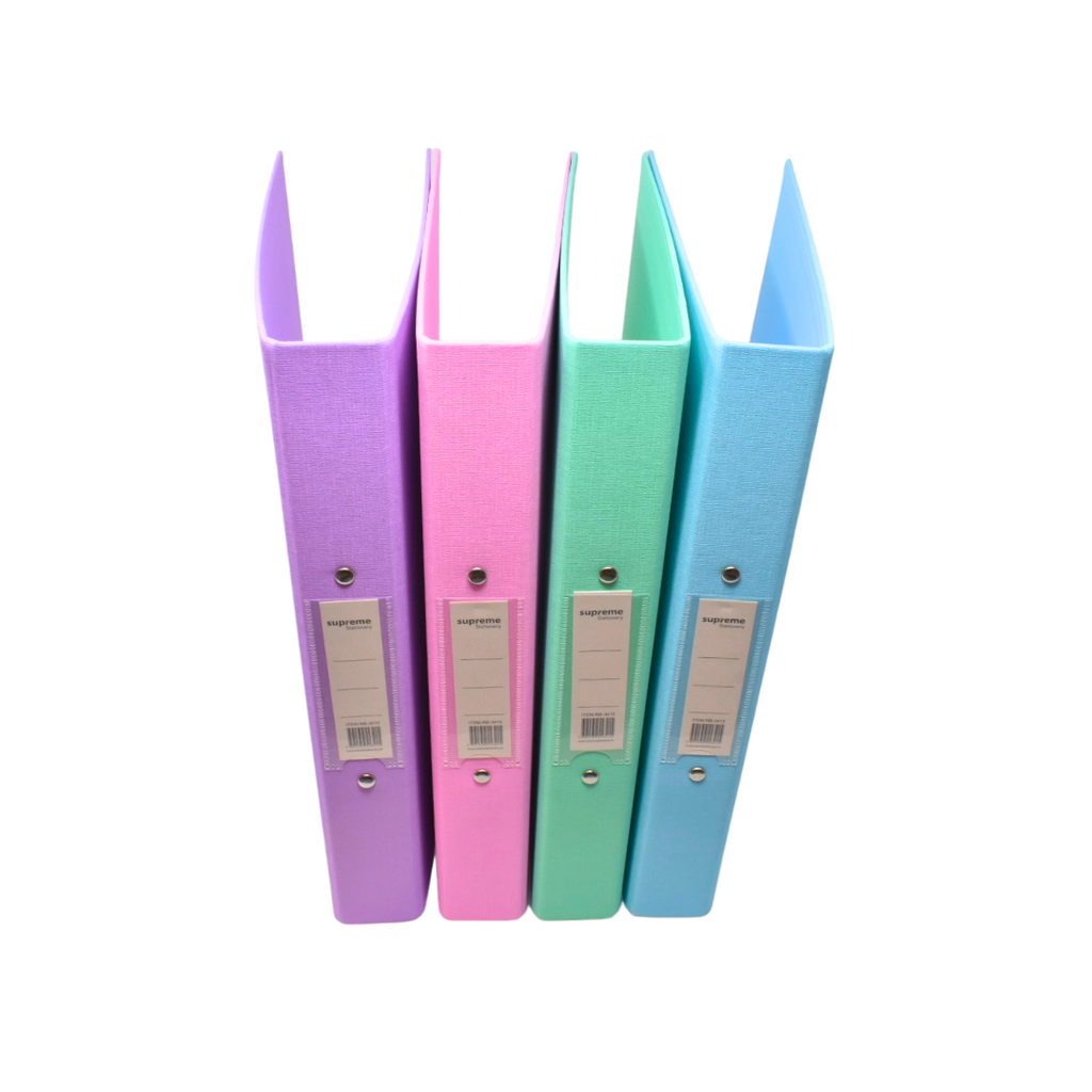 [5391539553415] Ring Binder A4 Assorted Light