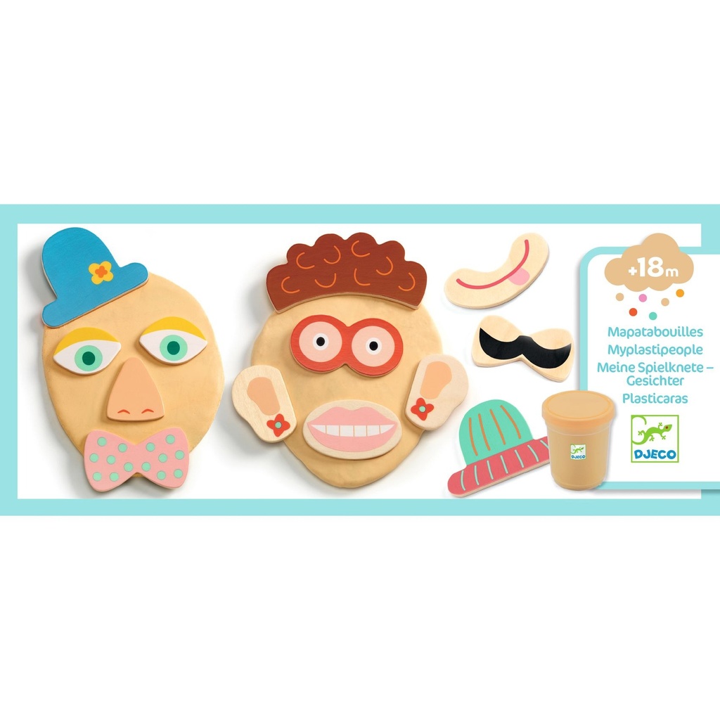 [3070900090316] Djeco - Myplastipeople - The 3 To 6 Years Old