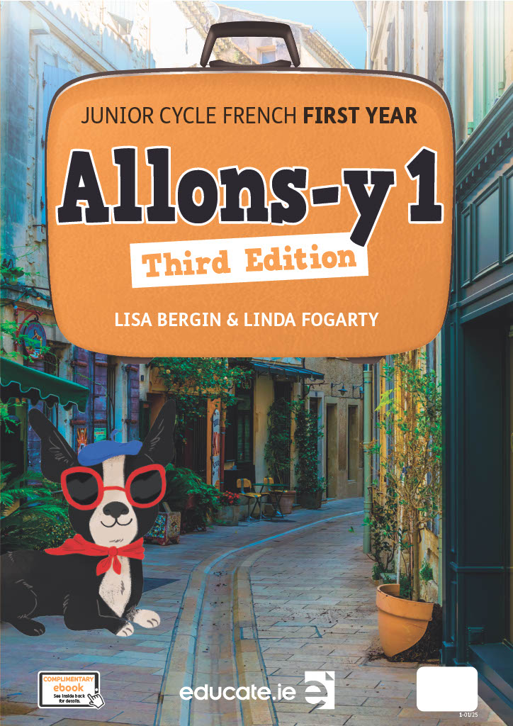 [9781917280068] [Avail August] Allons-y 1 3rd Edition (SET) Textbook, Mon chef d'œuvre/Ma trousse de grammaire & Lexique