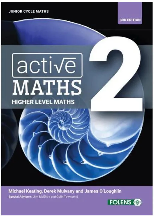 [9781789272307] Active Maths 2, 3rd Edition Higher Level Textbook