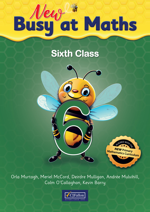 [9780714431635] Busy at Maths 6 Sixth Class TEXTBOOK (Home–School Links book sold separately)