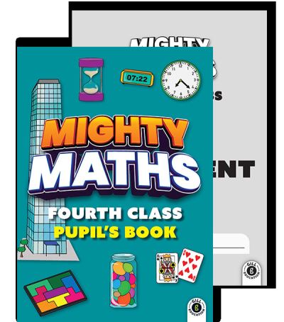 [9781804583746] Mighty Maths 4TH CLASS PACK (Pupil's Book/Pupil Assessment Book)