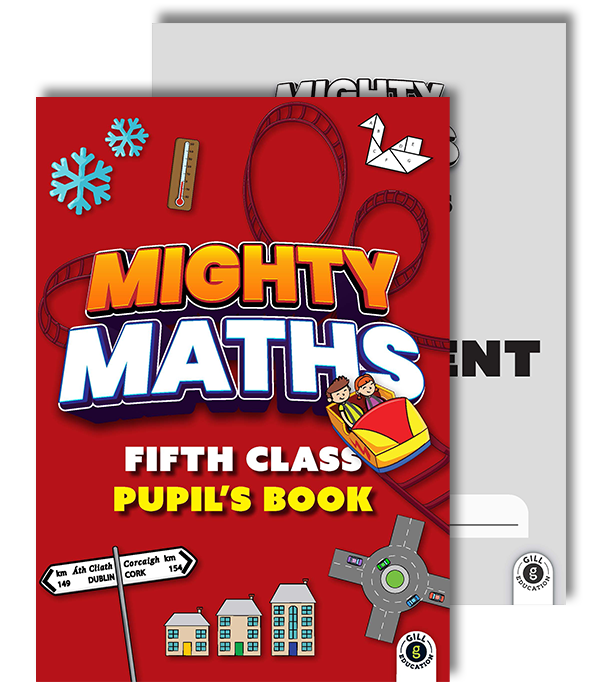 [9781804583777] Mighty Maths 5TH CLASS PACK (Pupil's Book/Pupil Assessment Book)