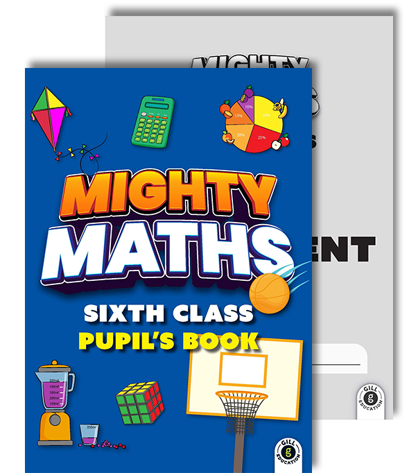 [9781804583807] Mighty Maths 6TH CLASS PACK (Pupil's Book/Pupil Assessment Book)