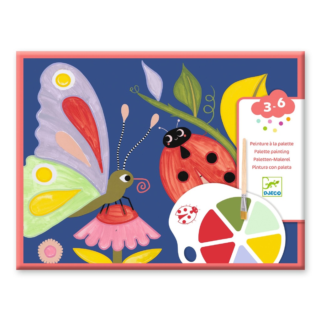 [3070900091344] Palette painting. Creepy crawlies. - Djeco