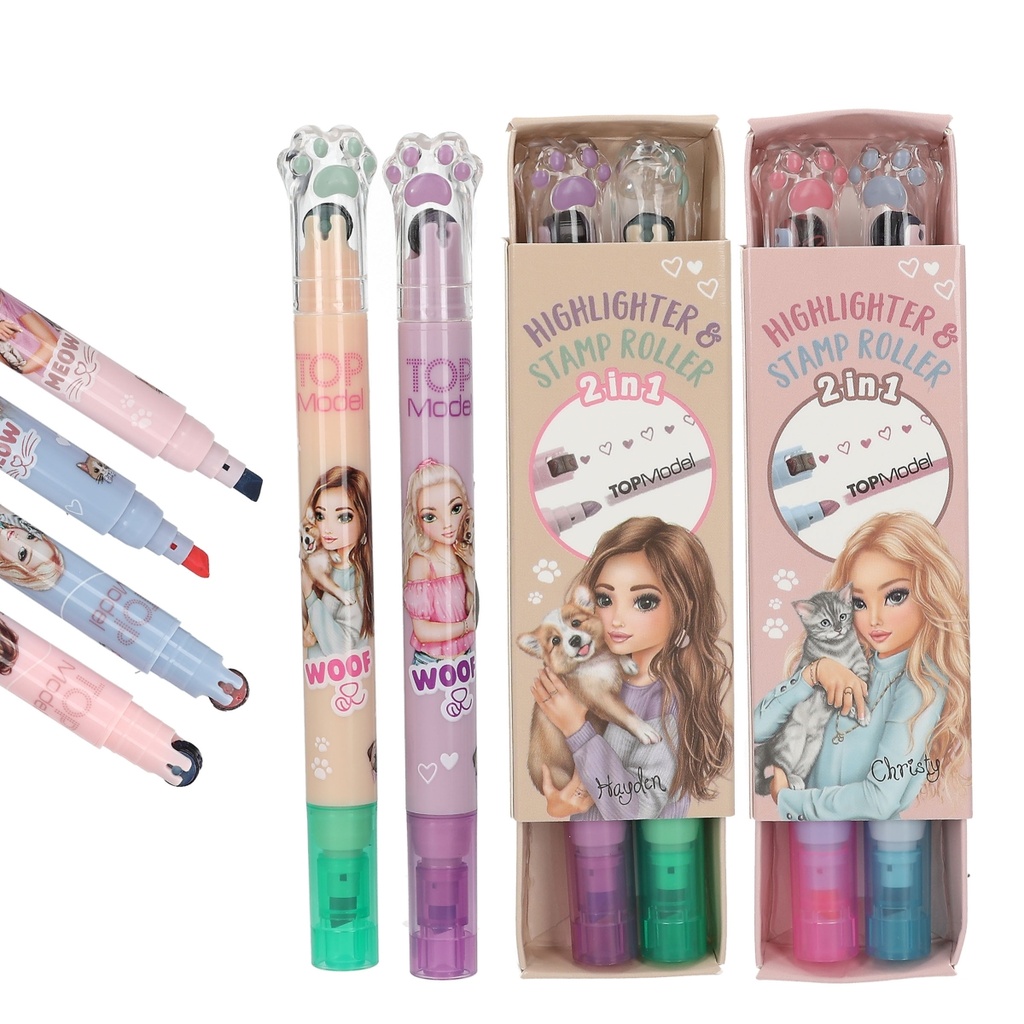 [4010070665654] TOPModel Highlighter and Stamproller