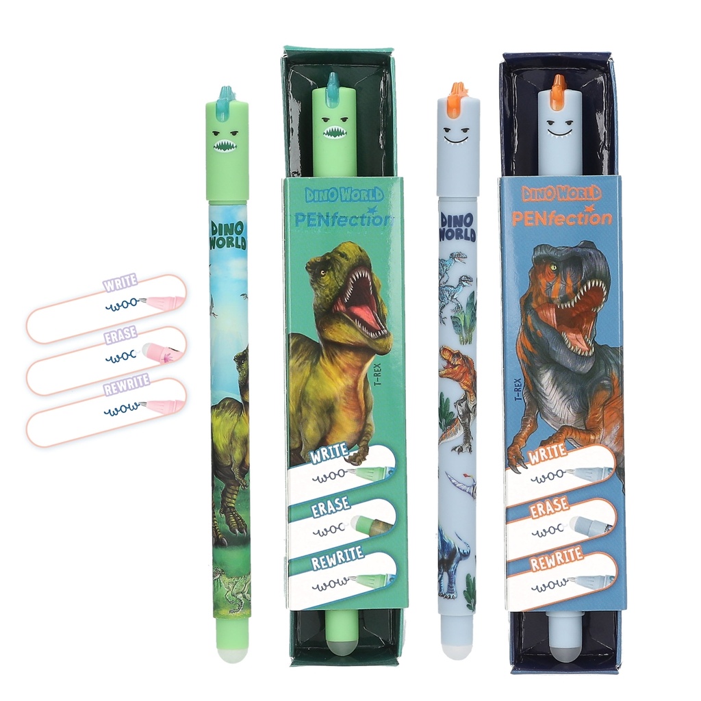 Dino World Erasable Gel Pen