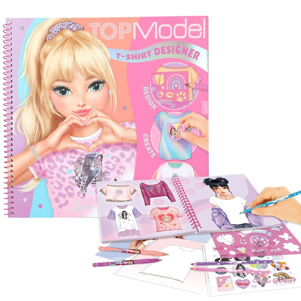 [4010070703073] TOPModel T-Shirt Designer Colouring Book