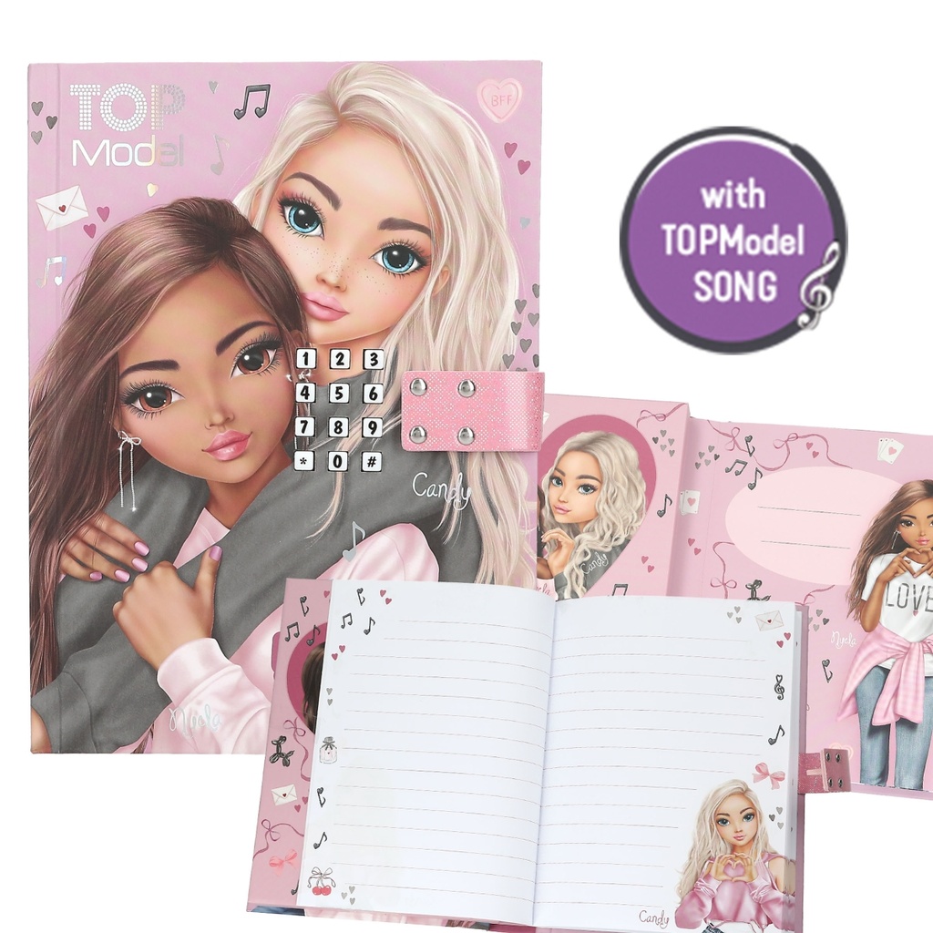 [4010070709839] TOPModel Diary With Code And Sound MY BFF