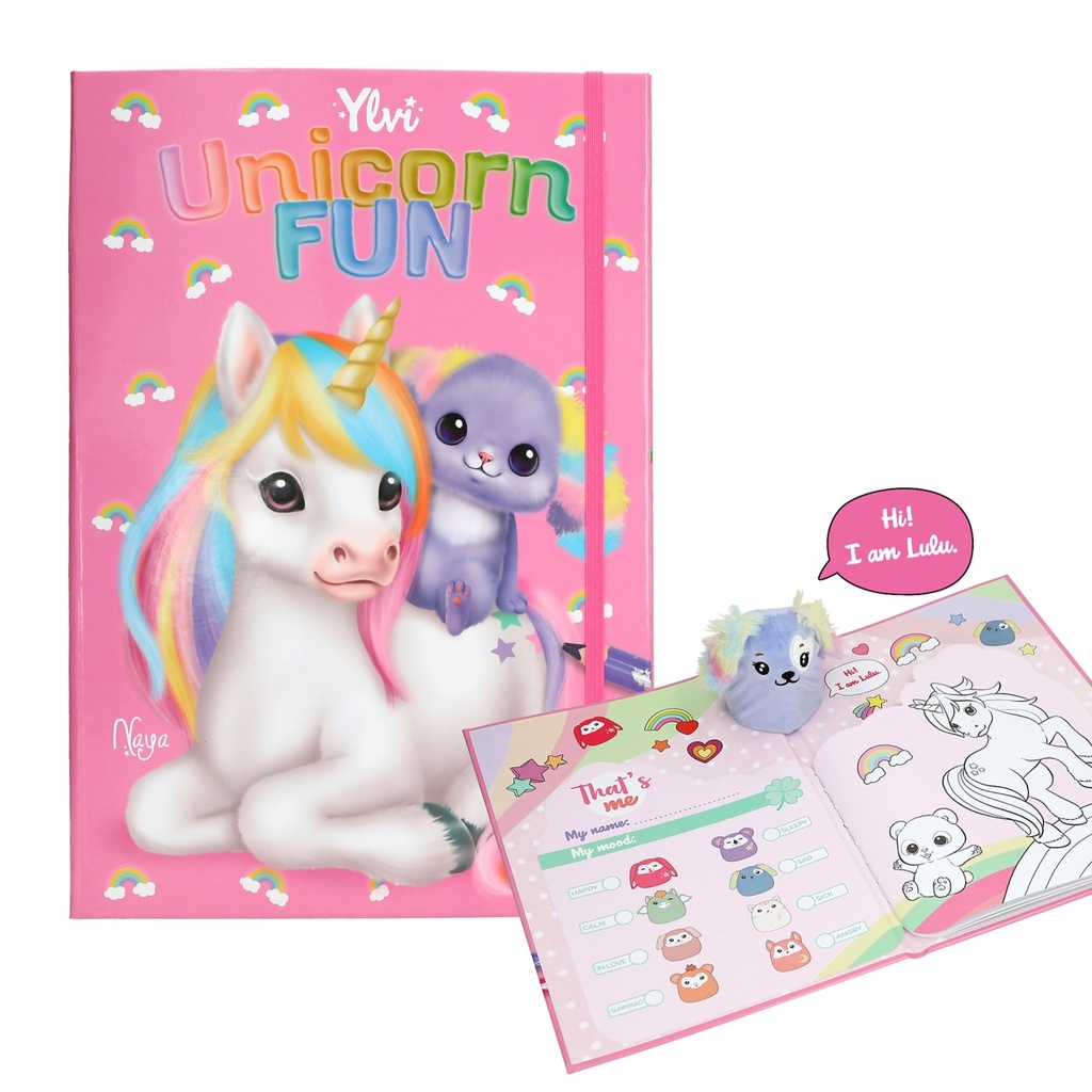 [4010070721633] Ylvi Unicorn Fun Colouring Book