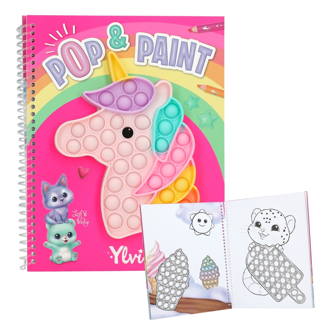 [4010070710514] Ylvi Pop & Paint Colouring Book