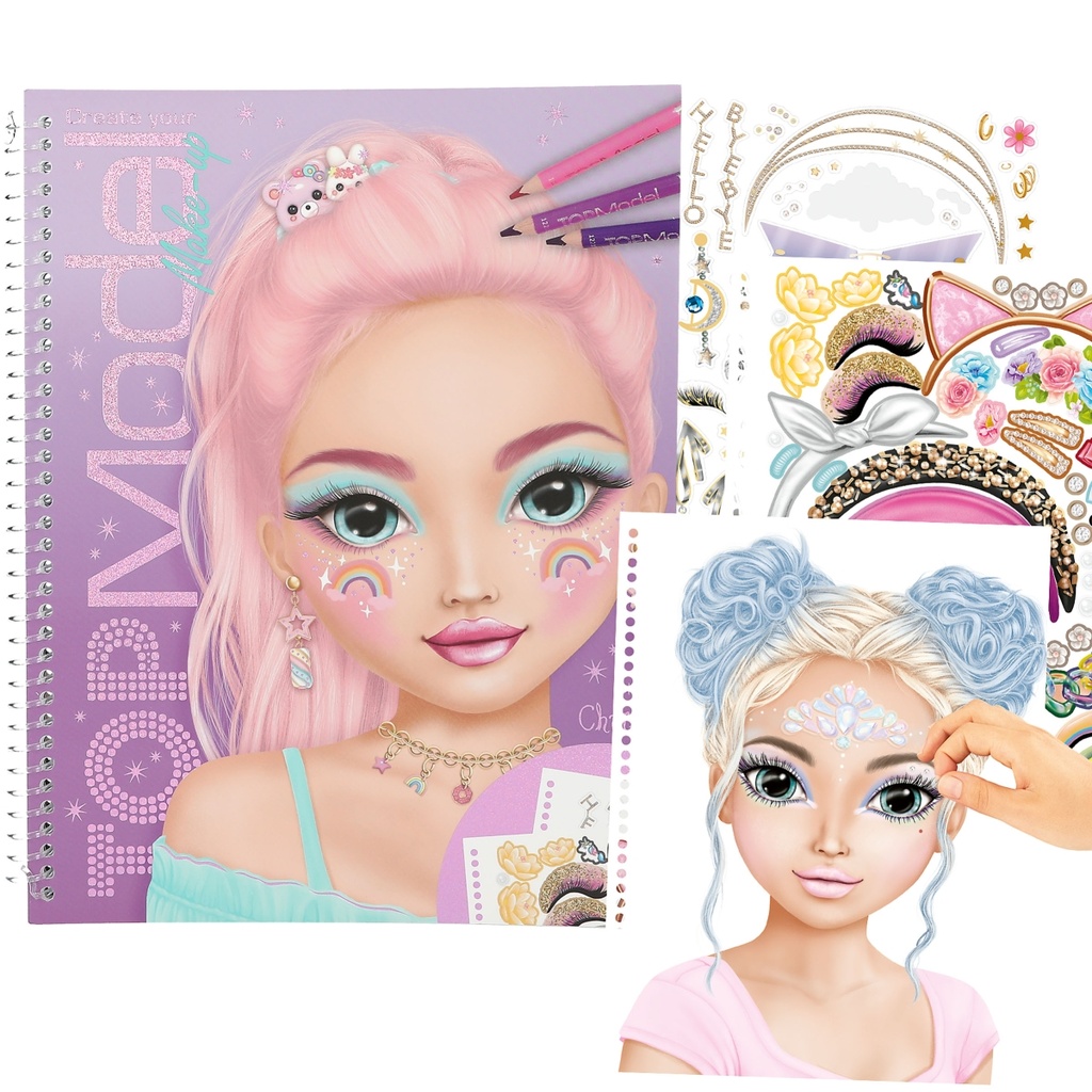 [4010070722685] TOPModel Make Up Colouring Book