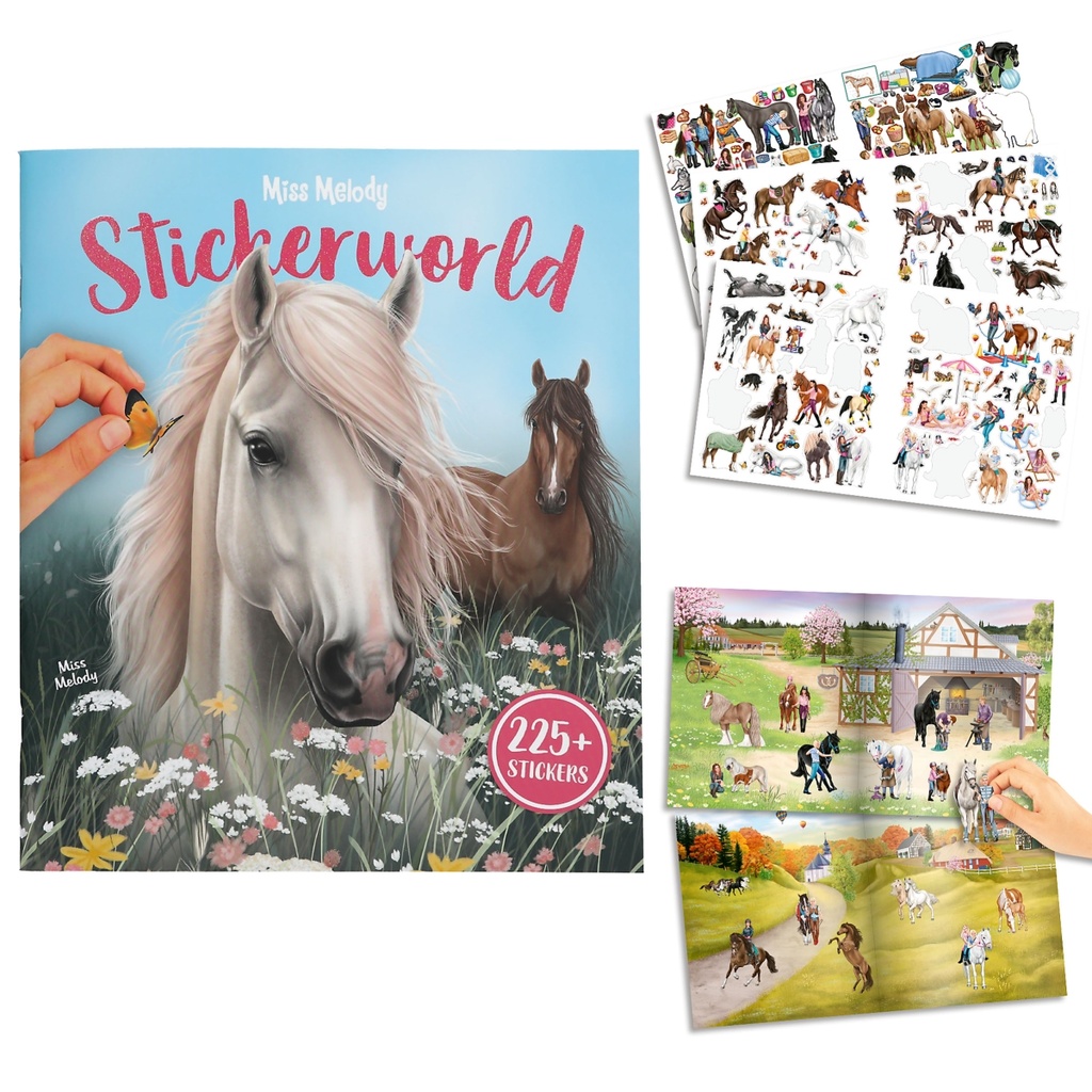[4010070722708] Miss Melody Stickerworld