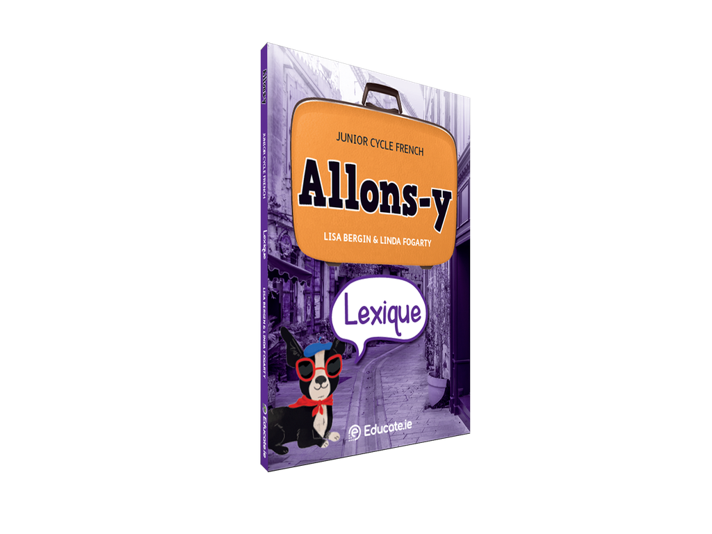 Allons-y 1 – Third Edition (Gaeilge Edition) (3-year) Lexique*