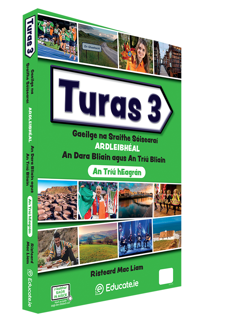 [9781917280969] (Available April) Turas 3 – (Set) Junior Cycle Irish 3rd Edition (Ardleibhéal)