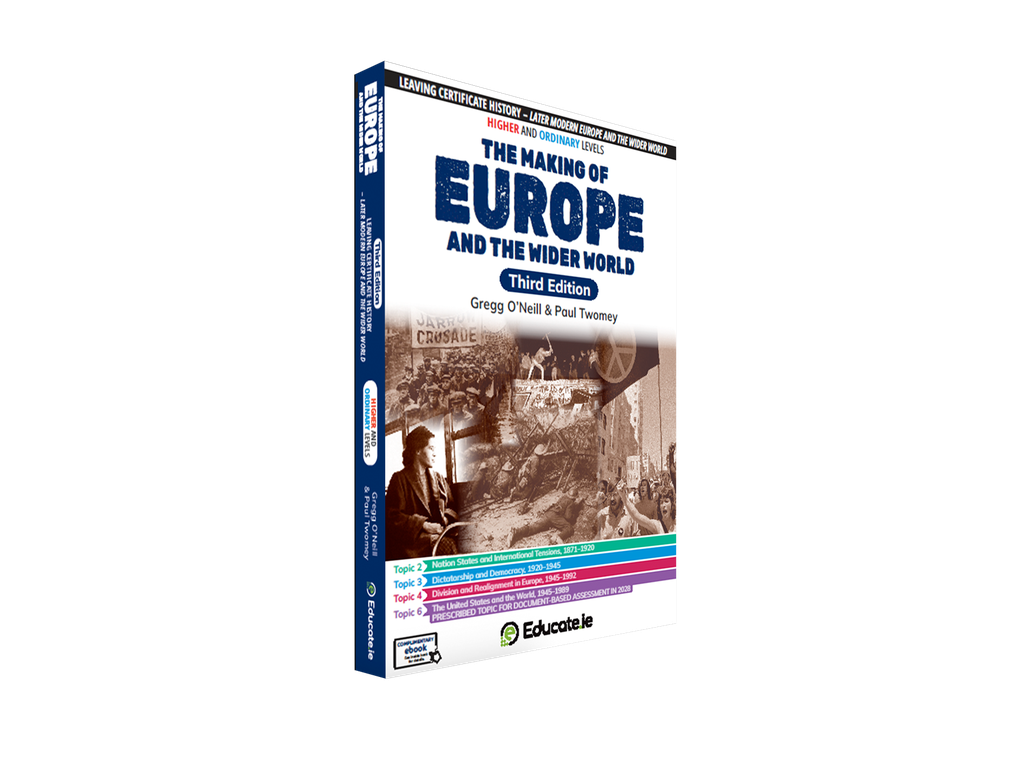 [9781917848053] [Avail End August] The Making of Europe and the Wider World – 3rd Edition (HL & OL) Textbook