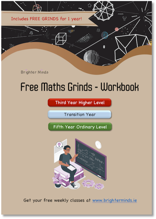 [9781999611941] Free Online Maths Grinds Workbook: 3rd Year HL + TY + 5th Year OL
