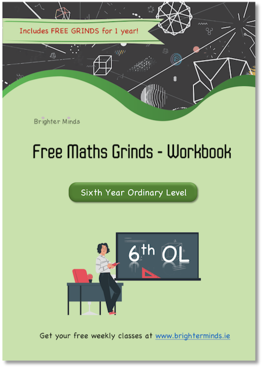 [9781999611965] Free Online Maths Grinds Workbook: 6th Year OL