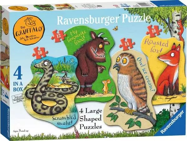 [4005556070183] The Gruffalo, 4x Large Shaped Puzzles
