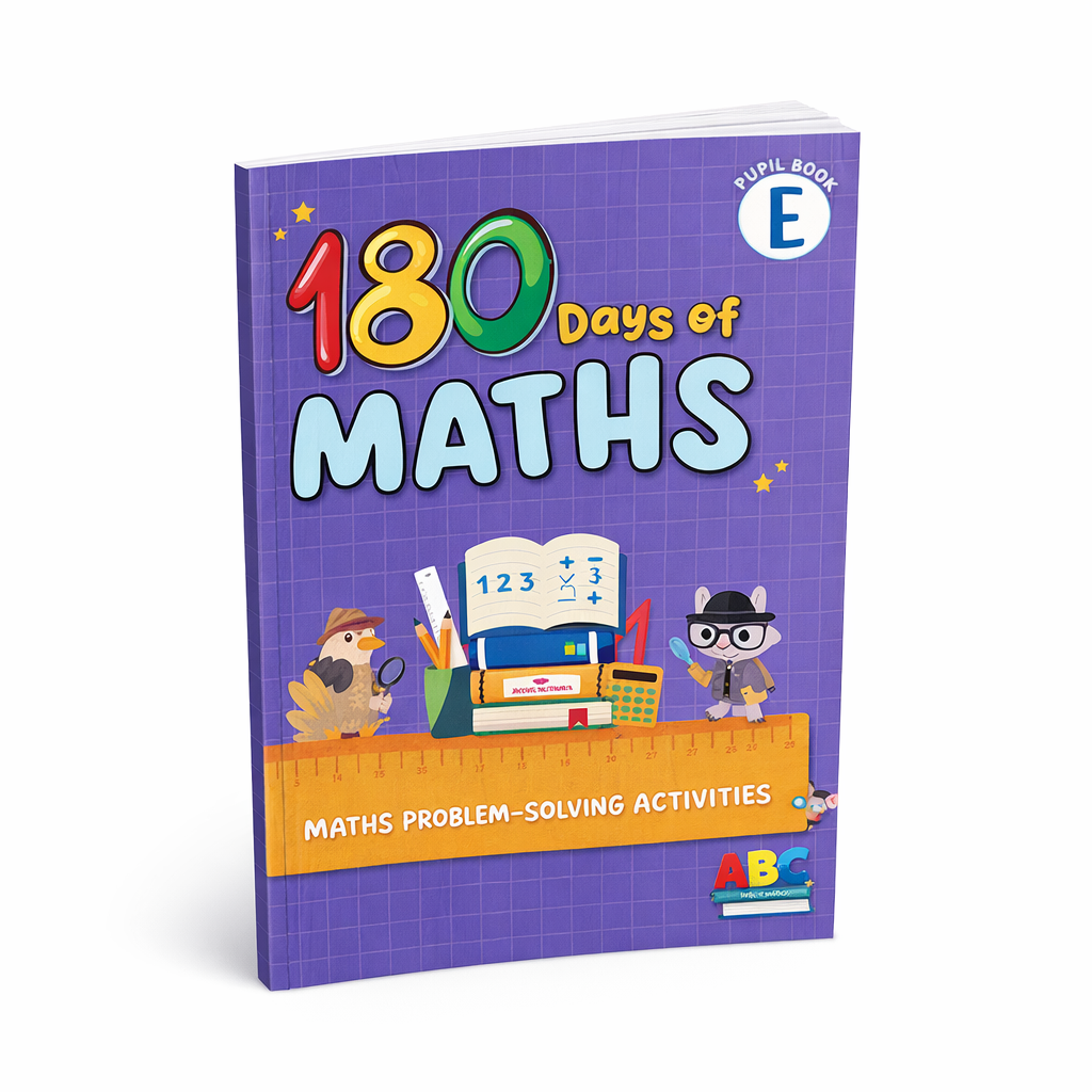 [9781917517225] 180 Days of Maths Pupil Book E (Fourth Class)