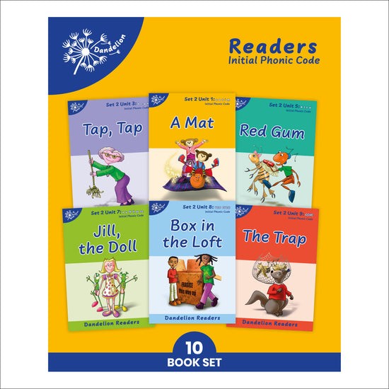 [9781907170034] Dandelion Readers, Set 2 Units 1-10 (10 Titles)