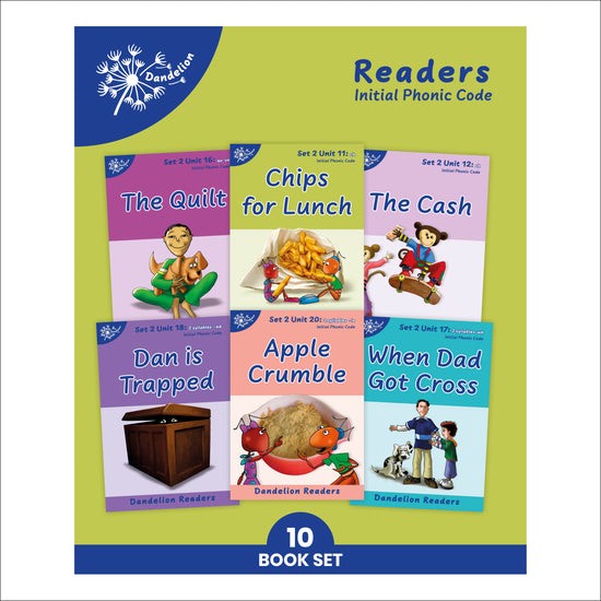 [9781907170065] Dandelion Readers, Set 2 Units 11-20 (10 Titles)