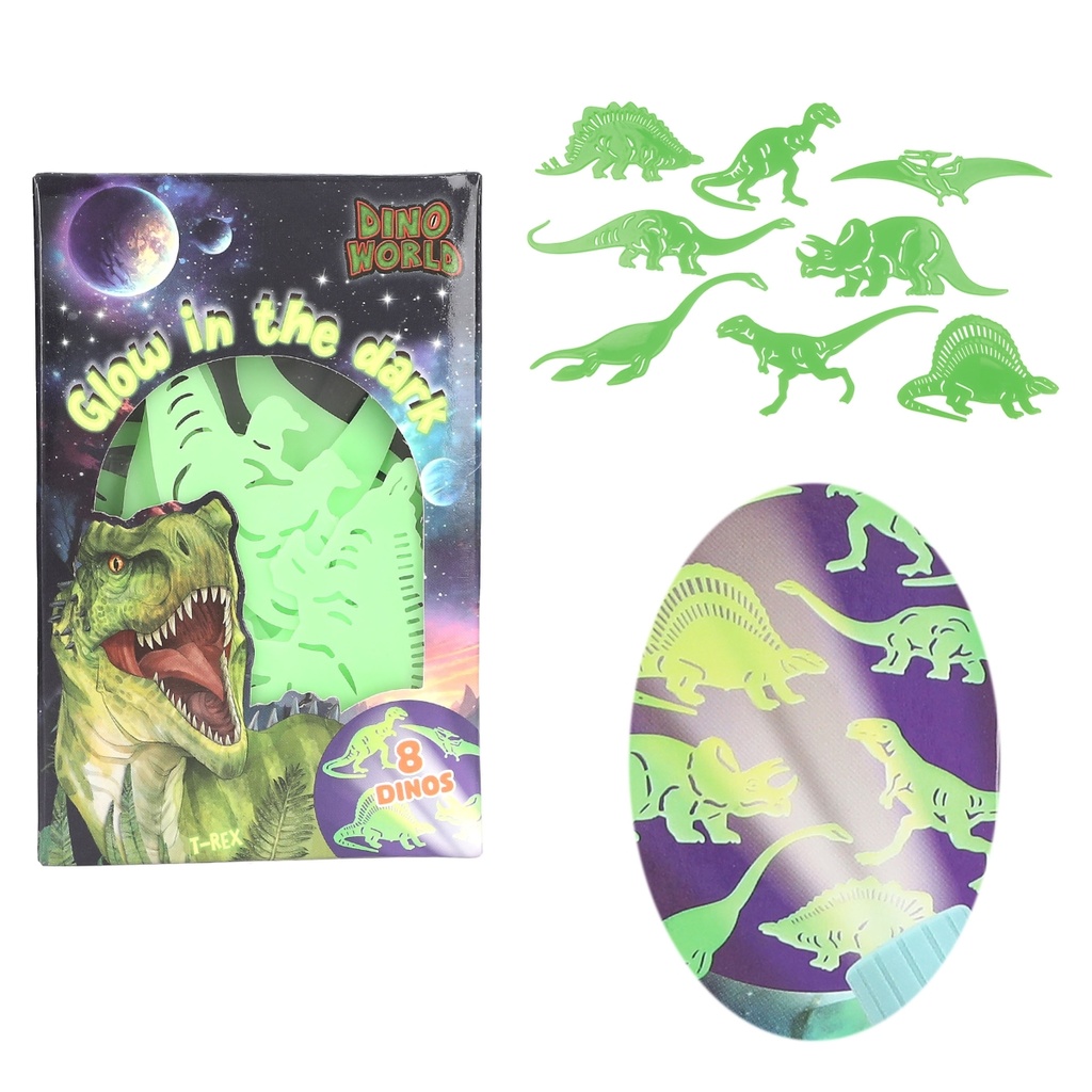 [4010070662561] Dino World Glow in the Dark Sticker
