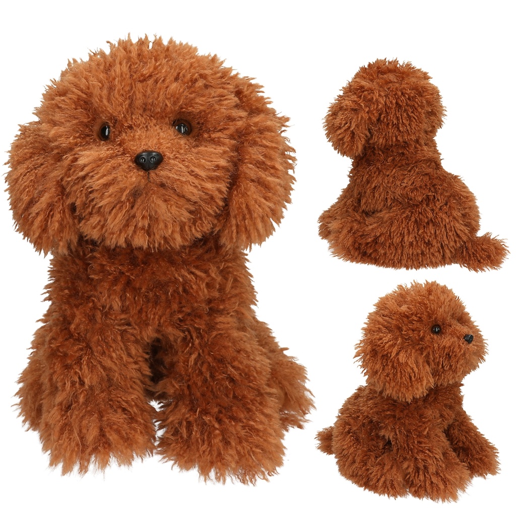 [4010070725877] TOPModel Plush Dog Teddy Brown 30 cm FUR EVER FRIENDS