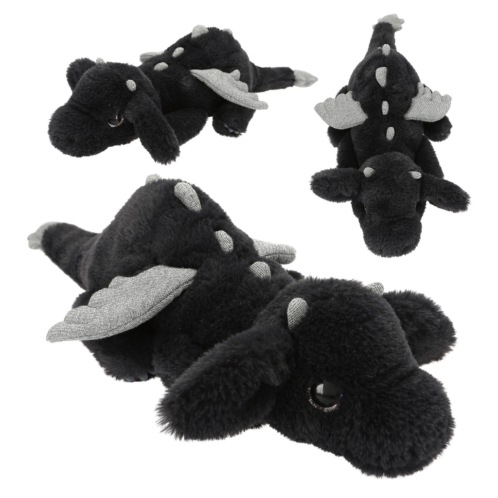 [4010070740672] SNUKIS Plush Dragon Black