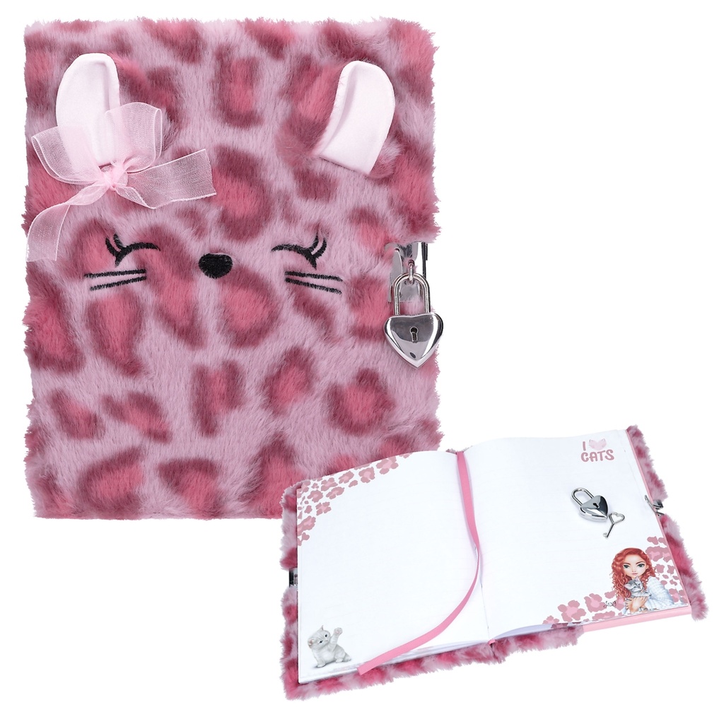 [4010070744113] TOPModel COSY CAT Diary With Lock Pink