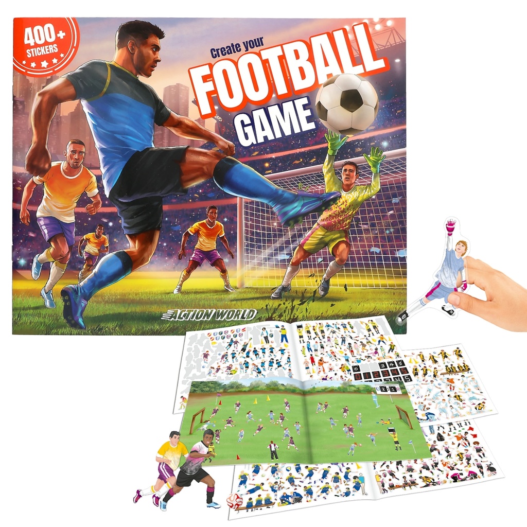 [4010070745172] Create Your Football Game Stickerbook