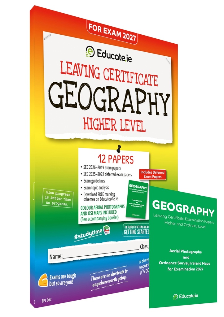 [9781917848671] 2027 Educate.ie Geography LC HL Exam Papers