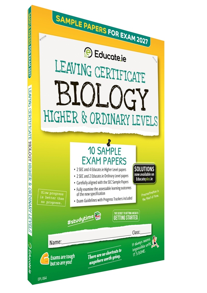 [9781917848169] 2027 Educate.ie Biology LC HL & OL Exam Papers