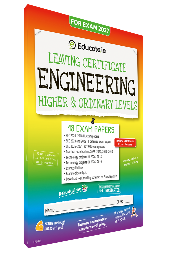 [9781917848800] 2027 Educate.ie Engineering LC HL & OL Exam Papers