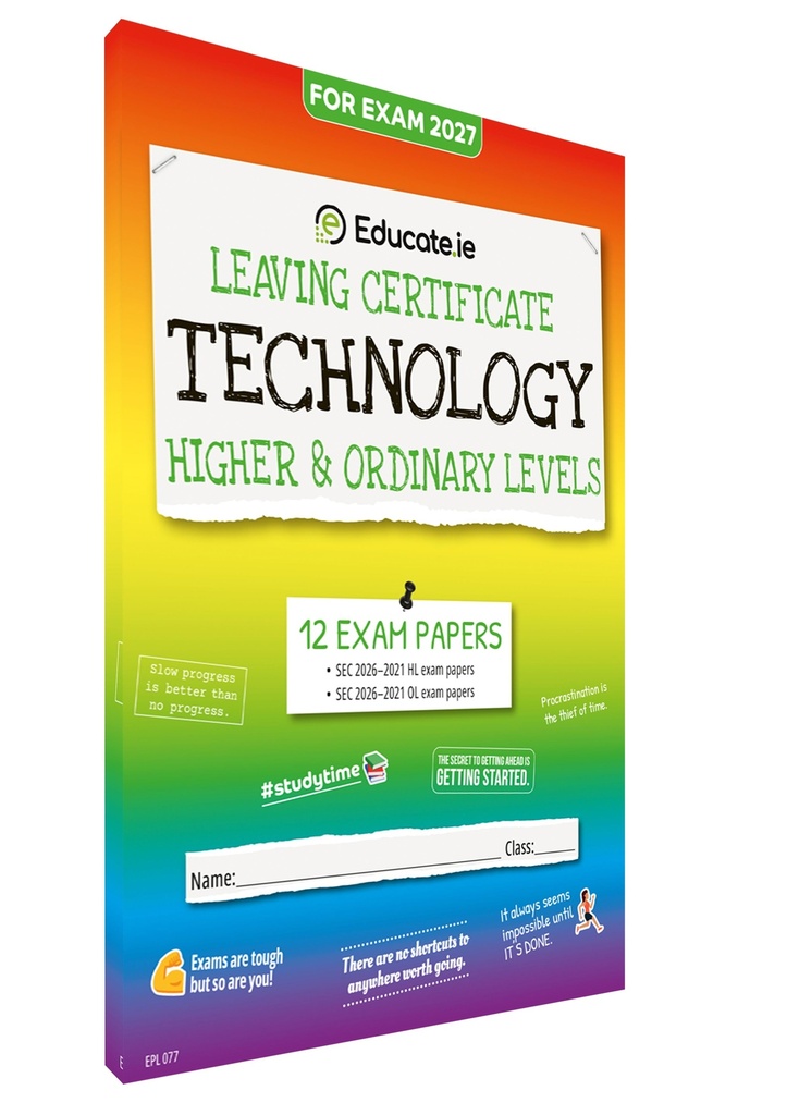 [9781917848817] 2027 Educate.ie Technology LC HL & OL Exam Papers