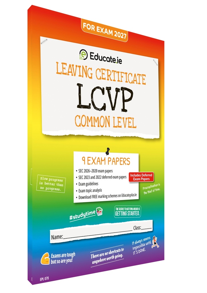 [9781917848824] 2027 Educate.ie LCVP LC Common Exam Papers
