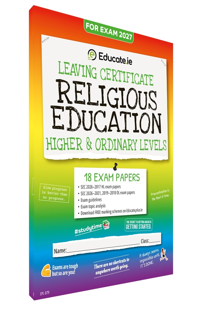 [9781917848831] 2027 Educate.ie Religious Education LC HL & OL Exam Papers
