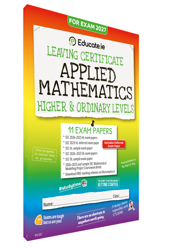 [9781917848879] 2027 Educate.ie Applied Mathematics LC HL & OL Exam Papers