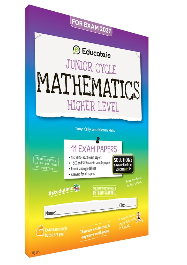 [9781917848428] 2027 Educate.ie Maths JC HL Exam Papers