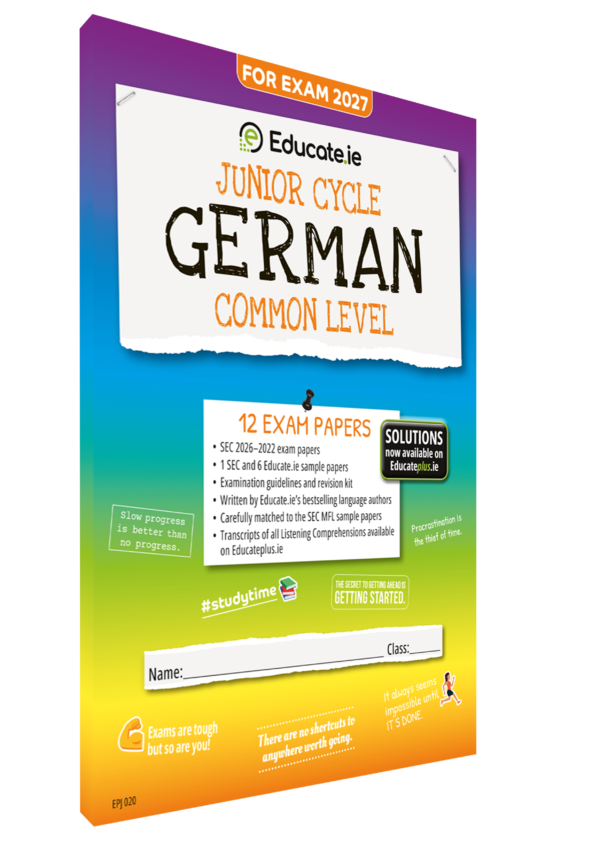 [9781917848503] 2027 Educate.ie German JC Common Exam Papers
