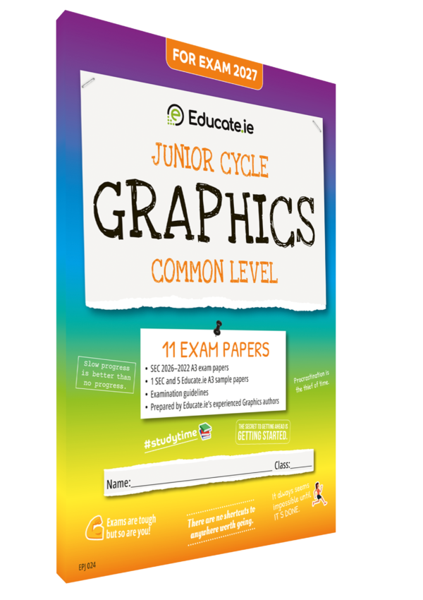 [9781917848527] 2027 Educate.ie Graphics JC Common Exam Papers