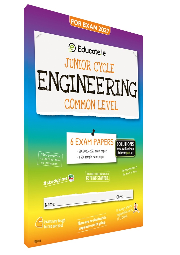 [9781917848558] 2027 Educate.ie Engineering JC Common Exam Papers