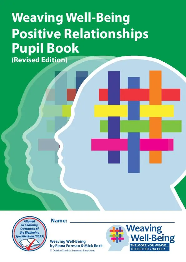[9781805161783] Weaving Well-Being (5th Class) Positive Relationships Activity Book Revised Edition