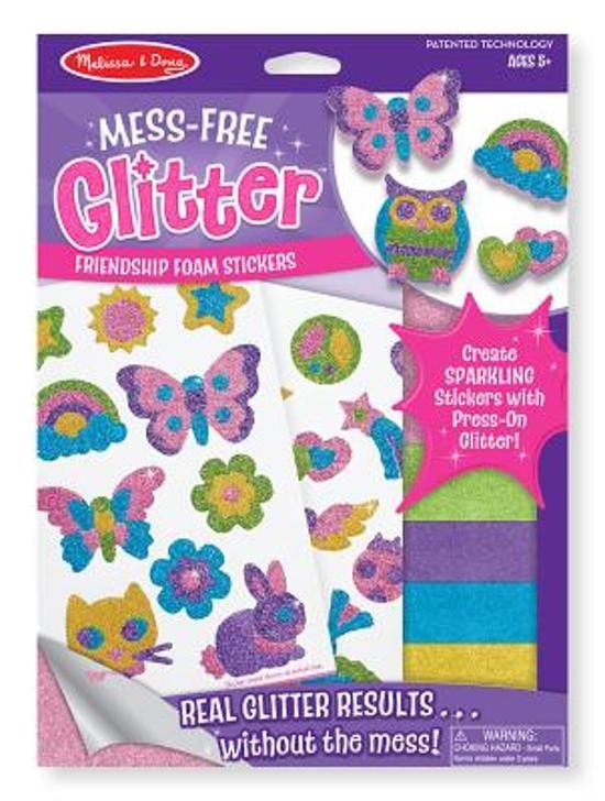 * Mess Free Glitter (Friendship Foam Stickers) Melissa and Doug